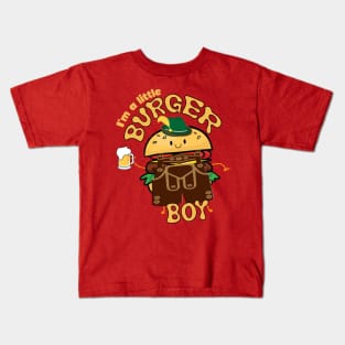 I'm a little Burger Boy Kids T-Shirt